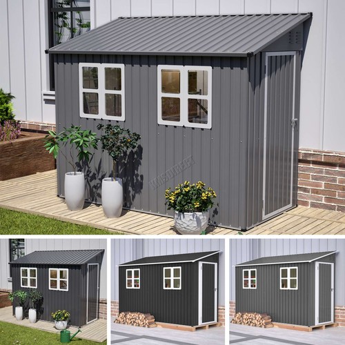 Birchtree lean garden shed - to,