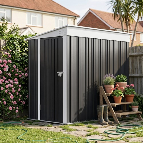 4x6ft lean garden storage - lean,