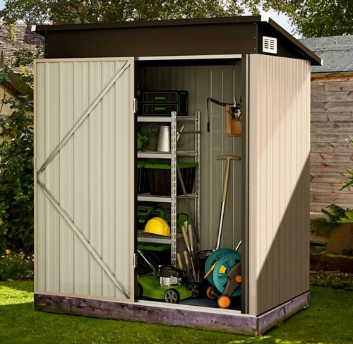 Metal lean to - 5.3'x,