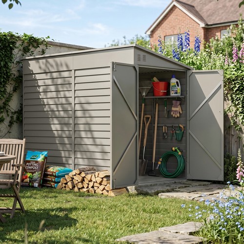 9ft garden storage shed - garden,