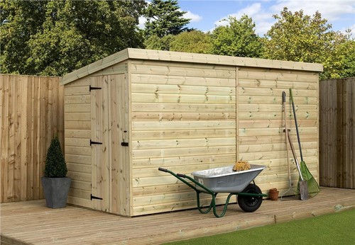Second pent shed wooden - pent, 14x5