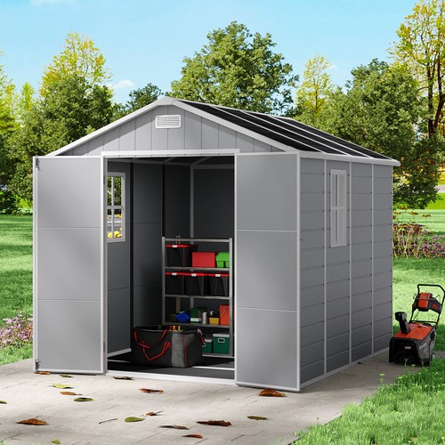 Garden shed 8x8ft plastic - garden,