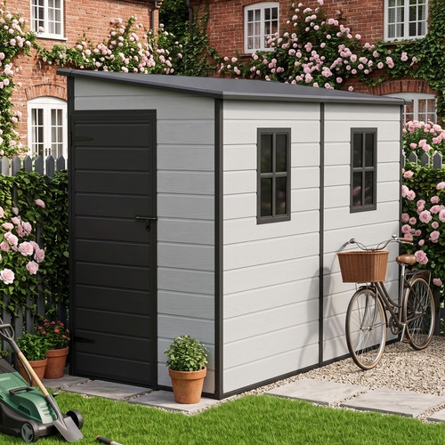 Lean garden shed 8x4ft - lean-to,