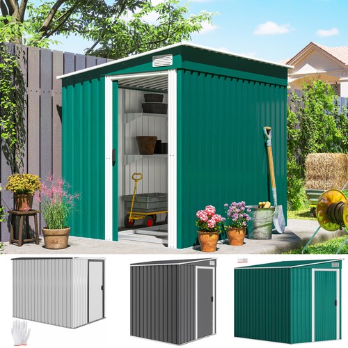 5ft lean metal garden - metal,