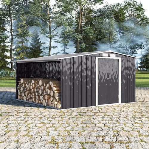 8x8ft 2in1 galvanised - 2in1, steel