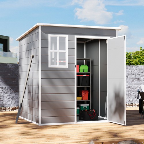 6x6ft outdoor storage shed - 6x6ft,
