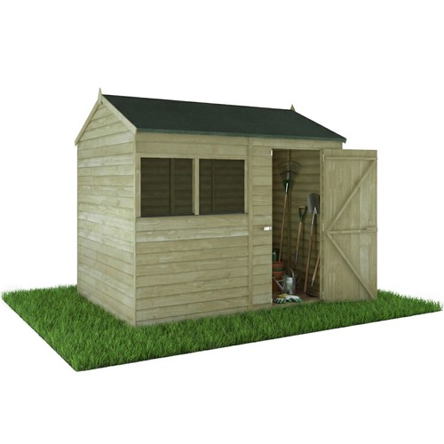8x6 garden shed wooden - 8x6,