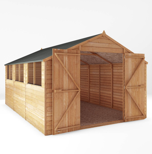 10x15 wooden garden shed - 10x15,