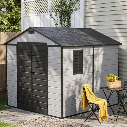 8x4ft 8x6ft 8x8ft plastic - 8x6ft,