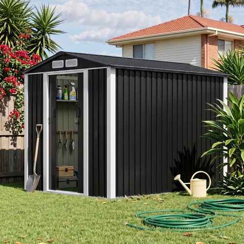 6x8 metal storage shed - 6x8,