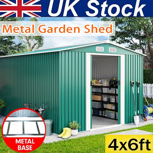 6x4 large metal shed outdoor - large,