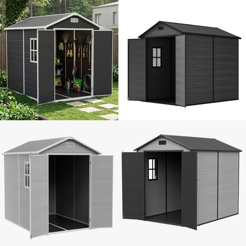 8ft plastic garden shed - 8ft,