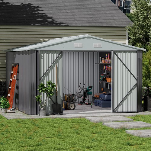 12x10ft 10x8ft metal garden - ​12x10ft,