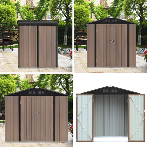 Metal steel garden shed - steel,