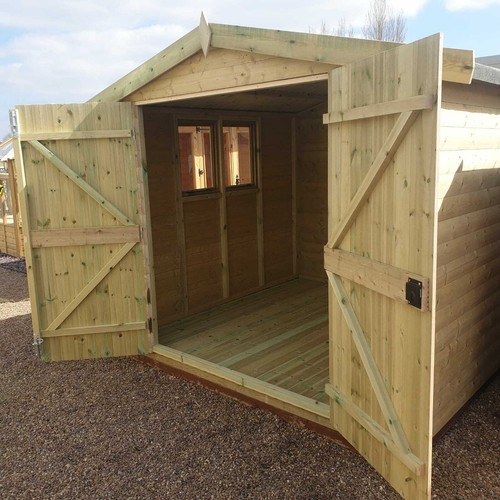 14x8 wooden workshop tanalised - 14x8,