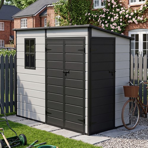 Lean garden shed - shed, 8x4ft
