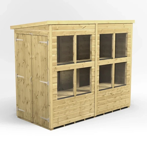 8x4 premium pent potting shed - 8x4,