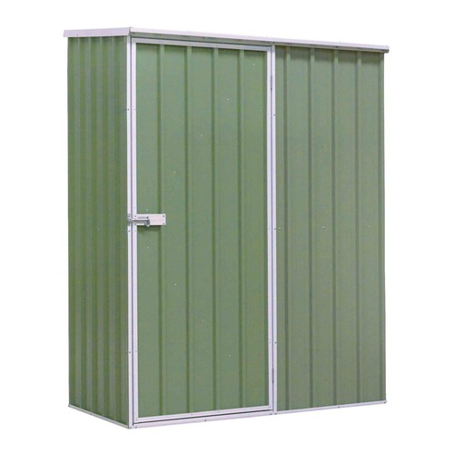 Galvanized steel shed 5ft - galvanized,
