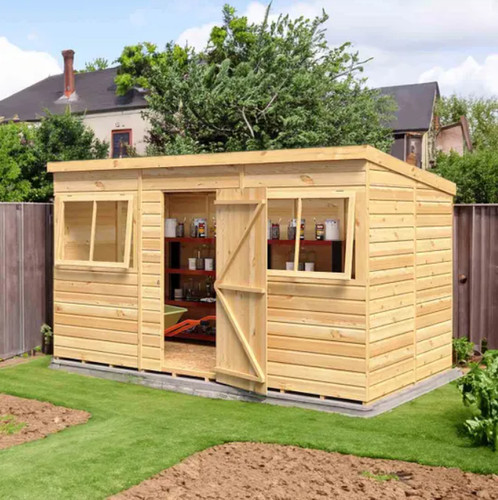 12x6 shiplap pent - 12x6, shed
