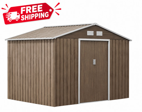6ft steel garden shed - garden,