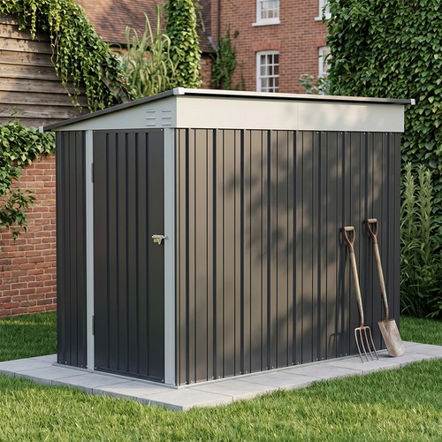 Lean garden shed - to, x