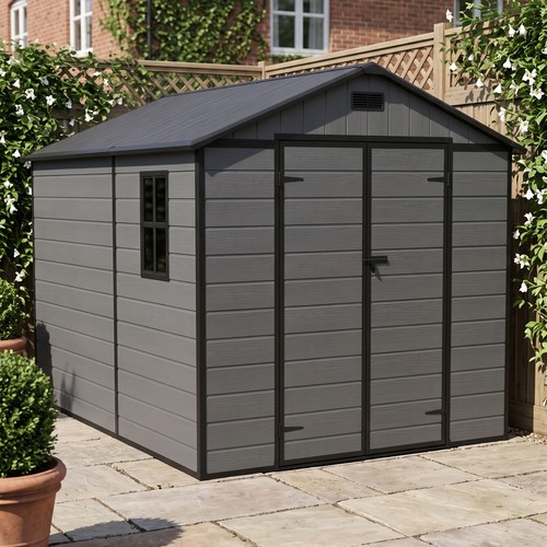 Plastic garden shed - shed, 8x6
