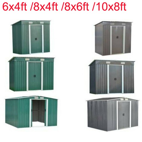 Garden metal shed pent apex - metal, pent/apex