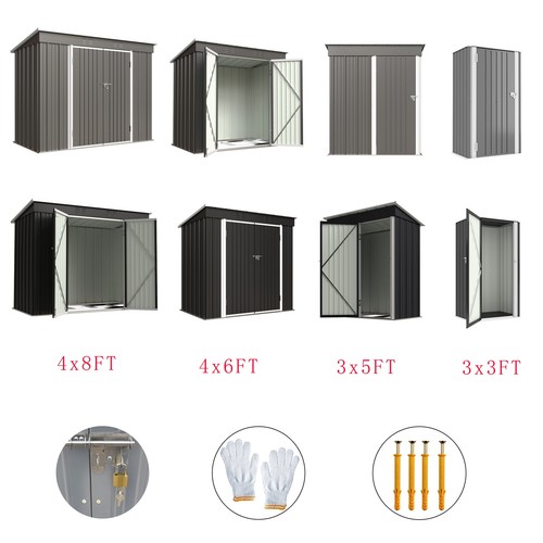 Birchtree garden shed metal - garden,
