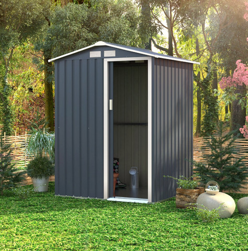 Metal storage shed 9ft x - storage, 4.9ft