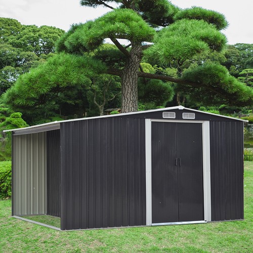 Garden shed apex roof - garden, metal