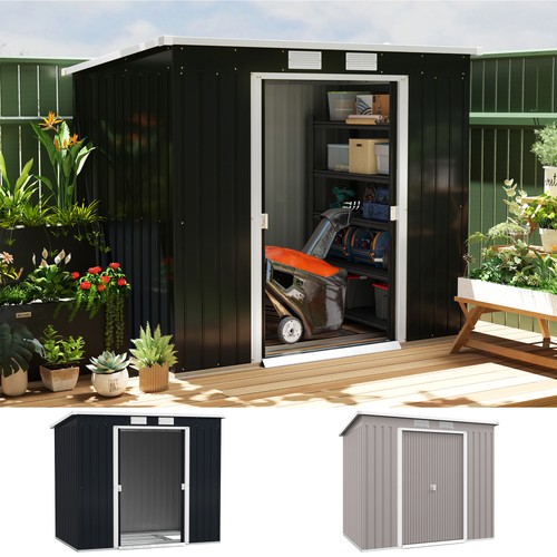 4ft lean metal garden - 4ft,