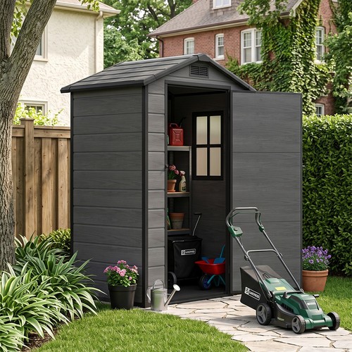 Garden shed 4x3 4ft - garden, 5x3ft