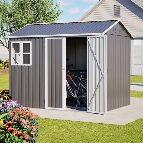 8x6ft garden shed with window - 8x6ft,