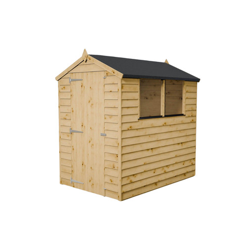 6x4 wooden garden - wooden, overlap