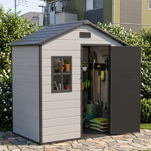 Garden shed 6x4 plastic tool - shed,