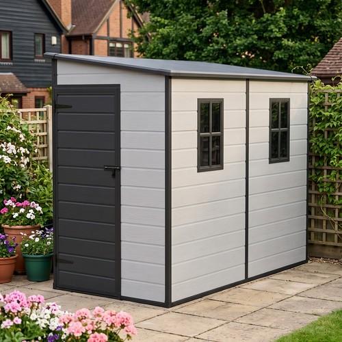 Lean garden shed 8x4ft - to,