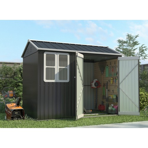 Garden shed 8x6ft - shed, steel