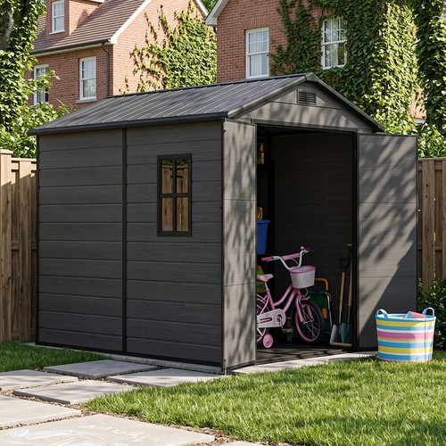 6x8ft garden shed plastic - shed,