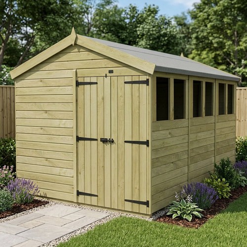 Apex shed double door all - apex,