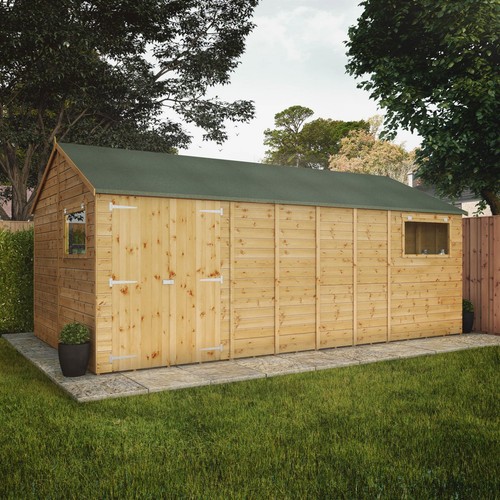 18x10 wooden garden shed - wooden,