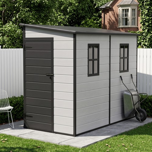 Lean garden shed 8x4ft - shed,